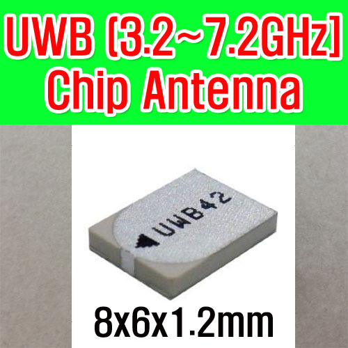 UWB Chip Antenna[3.2~7.2GHz]