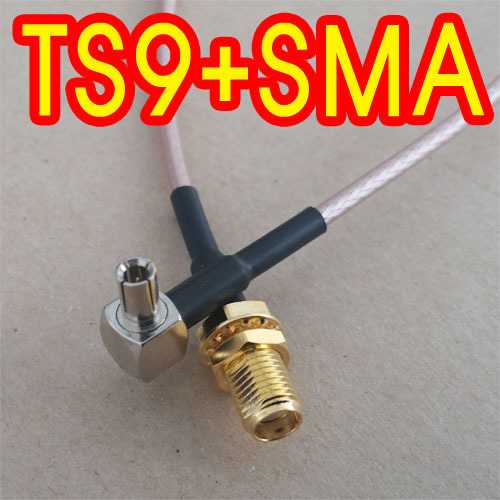 TS-9 커넥터+SMA(F) 케이블